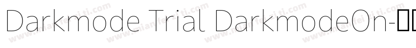 Darkmode Trial DarkmodeOn字体转换